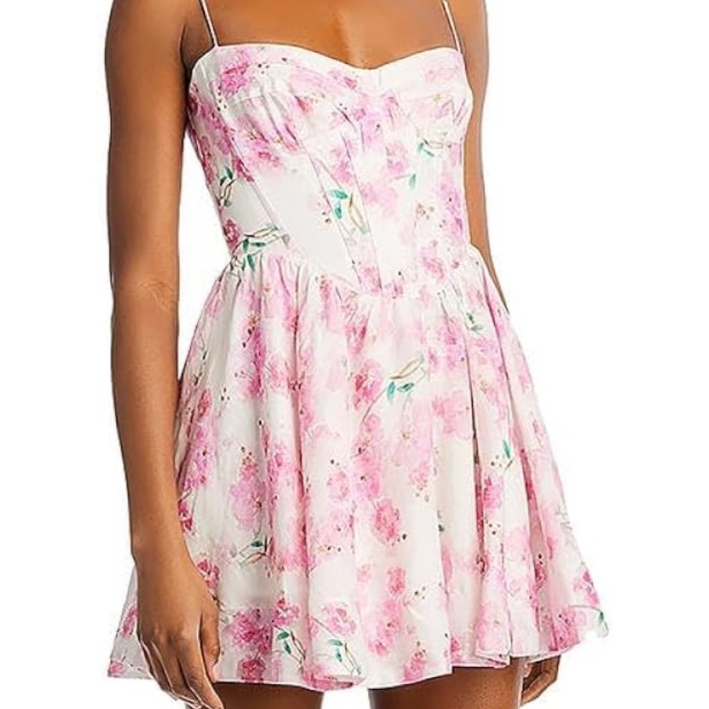 Bardot Pink Floral Dress